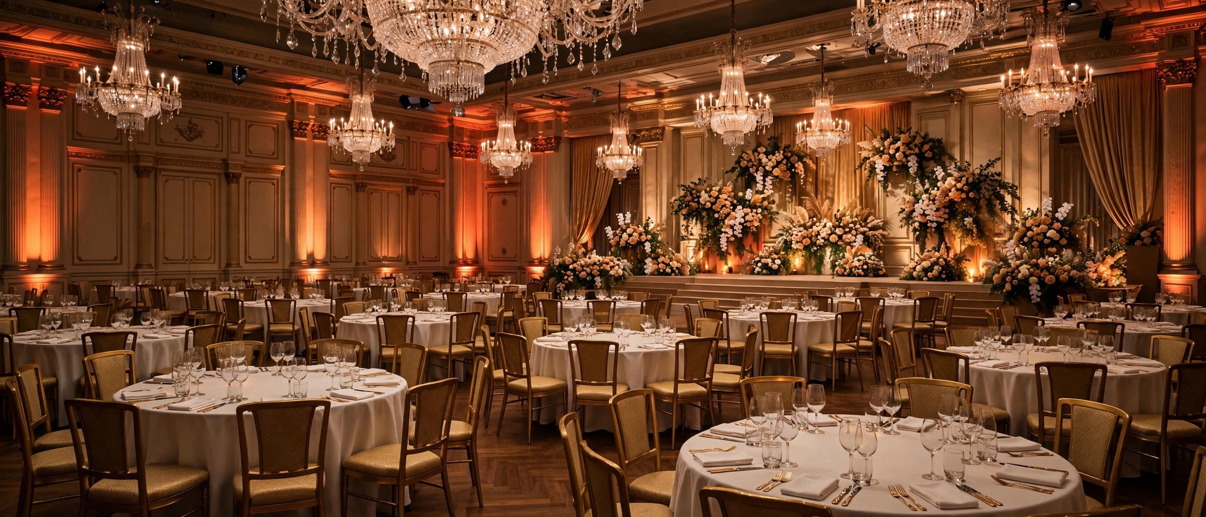 Gala dinner ballroom
